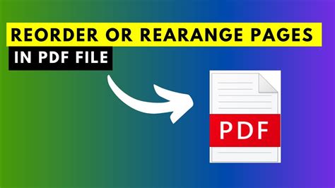 adobe acrobat pro rearrange pages|Modify PDF files .